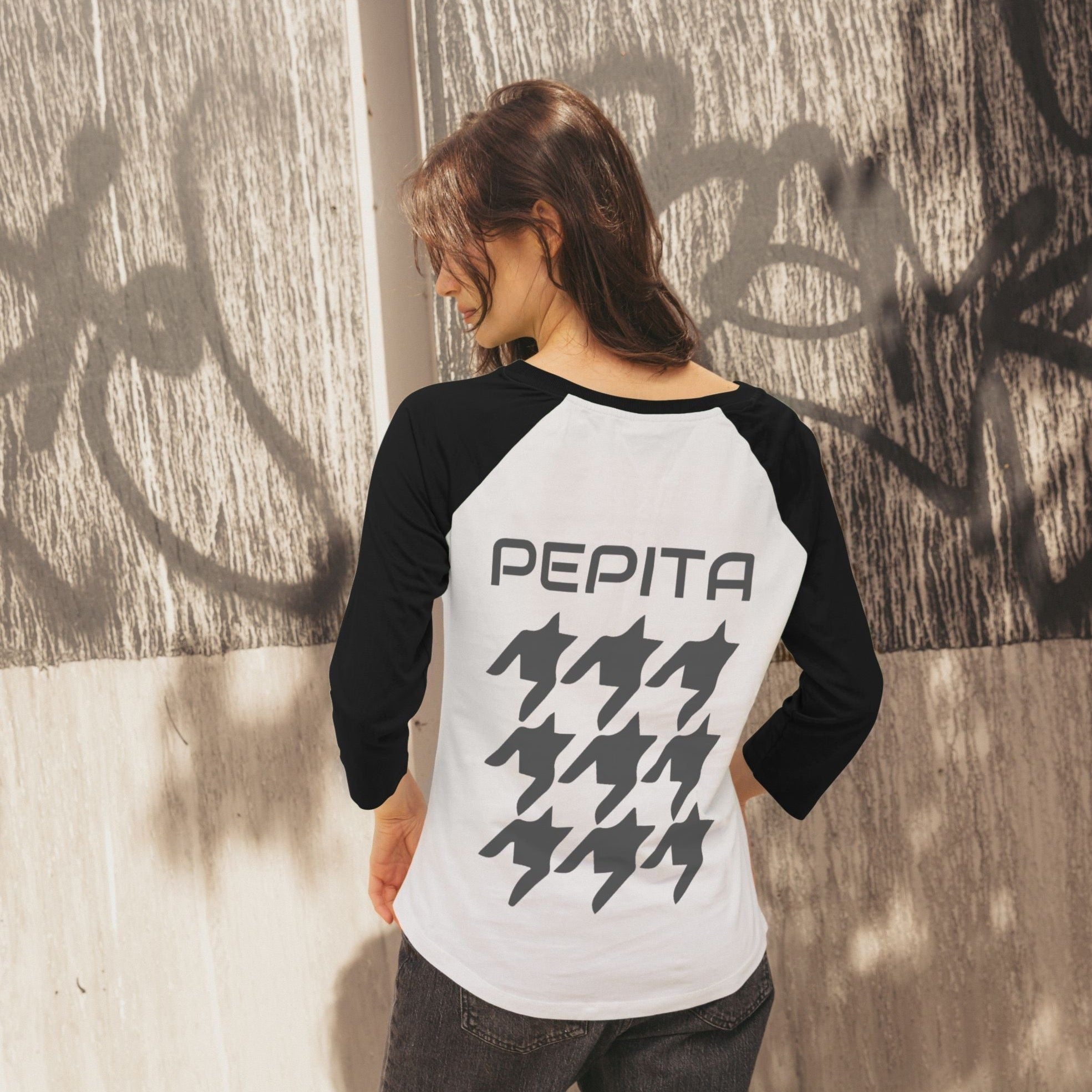 Pepita - Women\'s Baseball Organic – GTDriverShop T-shirt TMW34BB Cotton